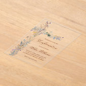 Blumenkreuz Acryleinladungen (Ablage )