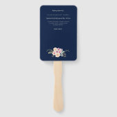 Blumenkreuz BAUTIZO Bautismo Taufprogramm Fächer (Rückseite)