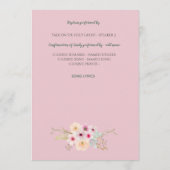 Blumenkreuz BAUTIZO Bautismo Taufprogramm Programm (Rückseite)