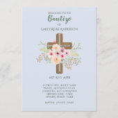 Blumenkreuz BAUTIZO Bautismo Taufprogramm Programm (Vorderseite)