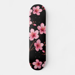 Blumenkreuz Blossom Monogram Black Pink Girl Skateboard