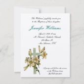 Blumenkreuz Einladung (Rückseite)