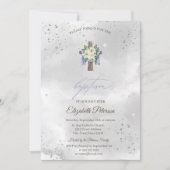 Blumenkreuz Einladung (Vorderseite)