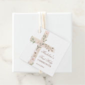 Blumenkreuz Erste Kommune Geschenkanhänger (Beispiel)