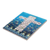 Blumenkreuz Fliese (Seite)