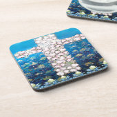 Blumenkreuz Getränkeuntersetzer (Linke Seite)