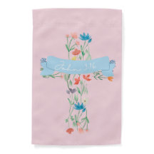 Blumenkreuz John 3:16