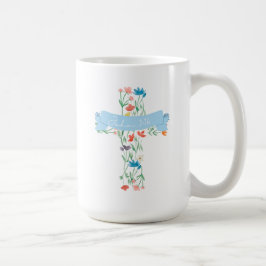 Blumenkreuz John 3:16 Kaffeetasse