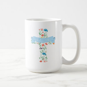 Blumenkreuz John 3:16 Kaffeetasse