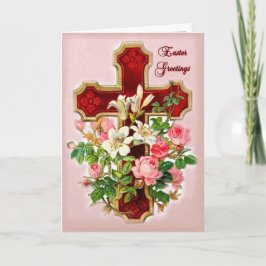 Blumenkreuz Karte
