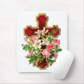 Blumenkreuz Mousepad (Mit Mouse)