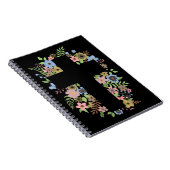 Blumenkreuz-Notebook Notizblock (Rechte Seite)