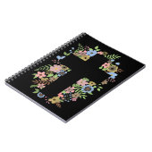 Blumenkreuz-Notebook Notizblock (Linke Seite)