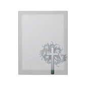 Blumenkreuz Notizblock (Rotiert)