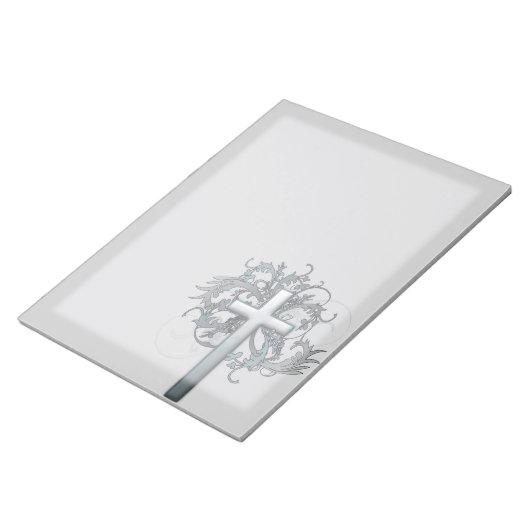 Blumenkreuz Notizblock (angewinkelt)