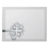 Blumenkreuz Notizblock (Vorderseite)