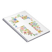 Blumenkreuz-Spiralfolien Notizblock (Rechte Seite)