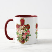 Blumenkreuz Tasse (Links)