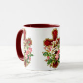 Blumenkreuz Tasse (Vorderseite Links)