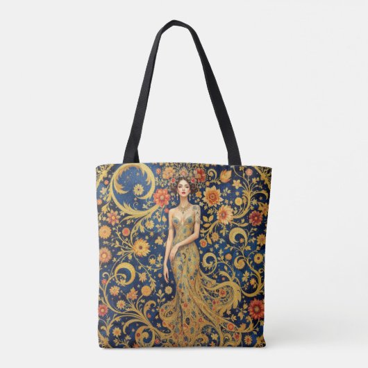 Blumenkrone Tasche (Rückseite)