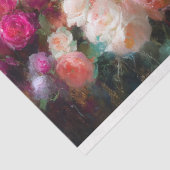 Blumenkrone Tiger Orange Vintage Couch Decoupage Seidenpapier (Ausschnitt)