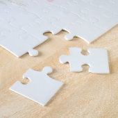 Blumenkronen-Graue Katze Puzzle (Seite)