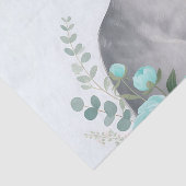 Blumenkronen-Graue Katze Seidenpapier (Ausschnitt)