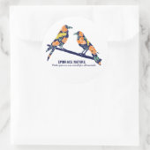 Blumenkronen Naturkleber Runder Aufkleber (Tasche)