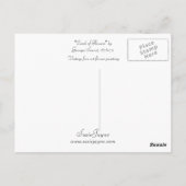 Blumenkrug Postkarte (Rückseite)