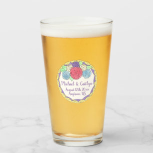 Blumenkuchen Brautparty Jubiläum Glas