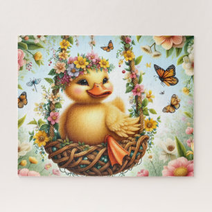 Blumenküken-Nest-Hängematte Puzzle