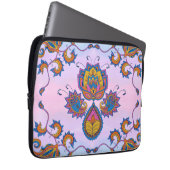 Blumenkunst, Blauer Bliss Laptopschutzhülle (Vorne Rechts)