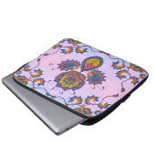 Blumenkunst, Blauer Bliss Laptopschutzhülle (Vorne Knopf)