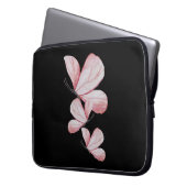 Blumenkunst Blume Schmetterling niedliche Natur Laptopschutzhülle (Vorderseite Links)