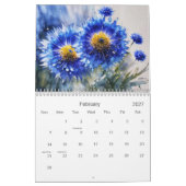 Blumenkunst-Dekor - 2026 Kalender (Feb 2027)
