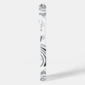 Blumenkunst, einfarbige Schönheit Case-Mate iPhone Hülle (Rückseite / Links)