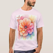 Blumenkunst enthüllt Design T-Shirt (Vorderseite)