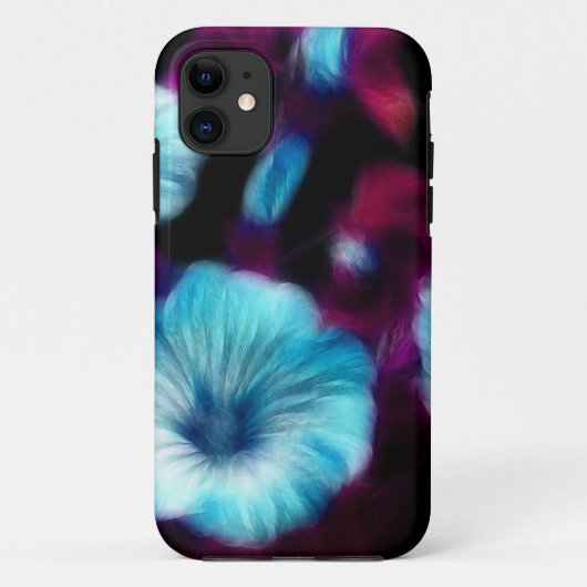 Blumenkunst - Esoterisches Petunias Case-Mate iPhone Hülle (Rückseite)