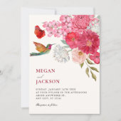 Blumenkunst-Hochzeit Save The Date (Vorderseite)