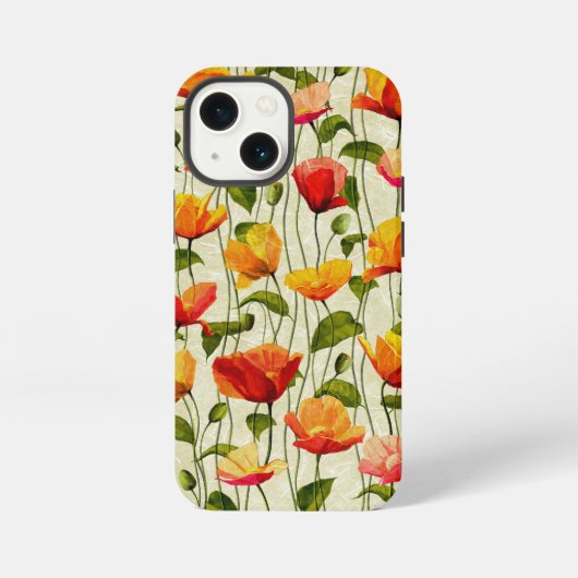 Blumenkunst iPhone Hülle (Rückseite)
