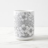 Blumenkunst Kaffeetasse (Mittel)