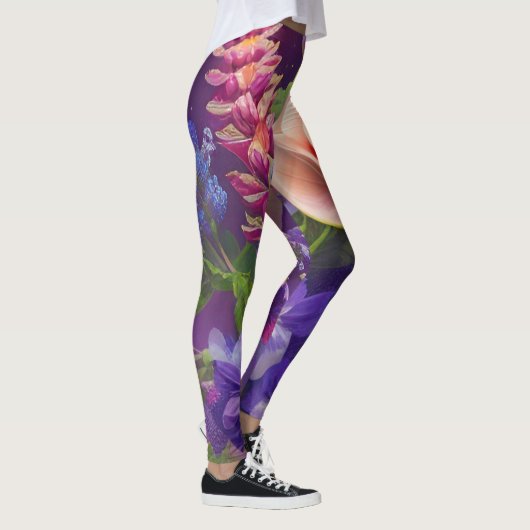 Blumenkunst Leggings (Rechts)