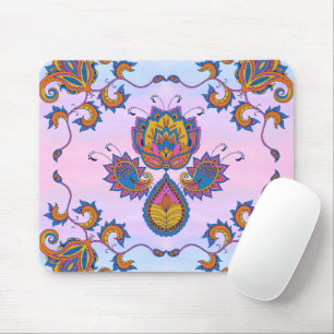 Blumenkunst, Mehndi Blue Bliss Mousepad
