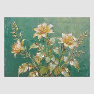 Blumenkunst Öl Druck Decoupage Seidenpapier