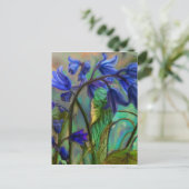 Blumenkunst Postkarte (Stehend Vorderseite)