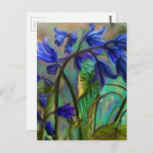 Blumenkunst Postkarte (Vorne/Hinten)