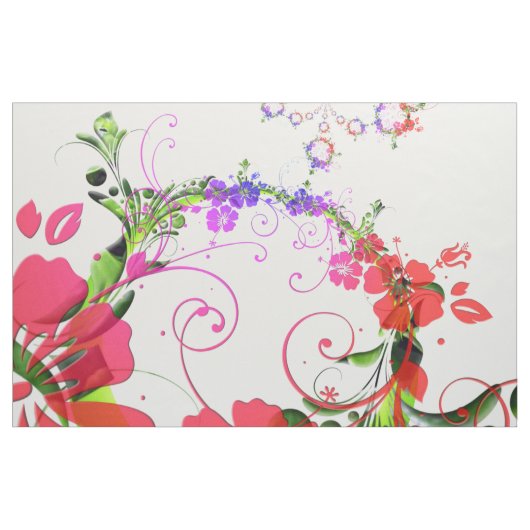 Blumenkunst Stoff (Yard (91,4 cm))