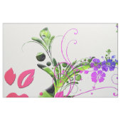 Blumenkunst Stoff (Fat Quarter (45,7 x 55,9 cm))