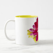 Blumenkunst Zweifarbige Tasse (Links)