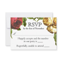 Blumenkünstlerhochzeit RSVP